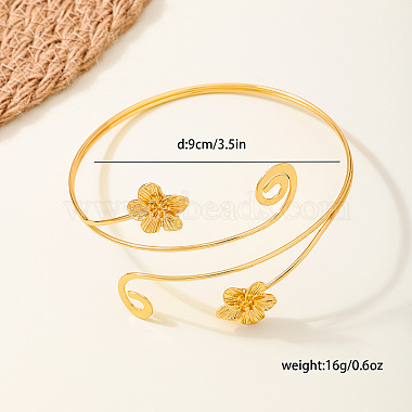 Alloy Upper Arm Cuff Bangles for Women(WGB484A-01)-5