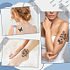 9Pcs 9 Style Waterproof Cool Sexy Body Art Removable Temporary Tattoos Paper Stickers(STIC-GF0001-14)-7