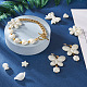 180Pcs 9 Style ABS Plastic Imitation Pearl Beads(OACR-CD0001-08)-7