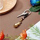 Detachable Brass Gourd Feng Shui Hanging Ornament for Wealth & Success(KEYC-WH0036-17G)-4