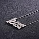 SHEGRACE Beautiful 925 Sterling Silver Micro Pave AAA Cubic Zirconia  inchKiss inch Pendant Necklace(JN249A)-2