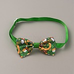 Adjustable Cloth Pet Bow Ties, Pet's Collars, with Plastic Buckles, for Saint Patrick's Day, Food Pattern, 240~395mm(AJEW-WH0258-563L)
