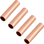 Custom Copper Tube, Red Copper, 101.5x24x1mm, Hole: 22mm(KK-WH0046-20R)