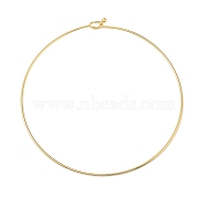 Rack Plating Brass Choker Necklaces, Lead Free & Cadmium Free, Long-Lasting Plated, Real 18K Gold Plated, Inner Diameter: 5.71 inch(14.5cm)(NJEW-Q348-03G)