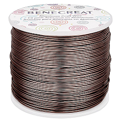 Round Aluminum Wire, Camel, 18 Gauge, 1mm, about 492.12 Feet(150m)/roll(AW-BC0001-1mm-11)