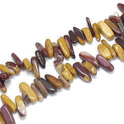 Natural Mookaite Beads Strands, Chip, 10~30x5~10x3~9mm, Hole: 1mm, about 65~85pcs/strand, 14.9 inch(G-S312-36)