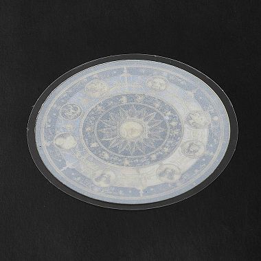 Runde selbstklebende dekorative Aufkleber mit Mandala-Haustier(DIY-K069-02B)-3
