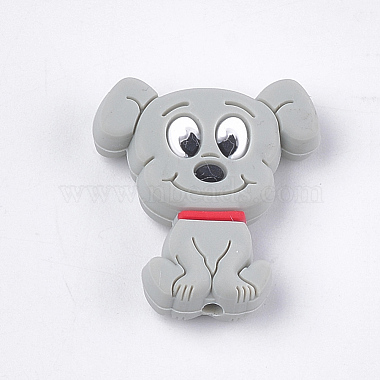 Food Grade Eco-Friendly Silicone Puppy Beads(X-SIL-T052-01B)-2