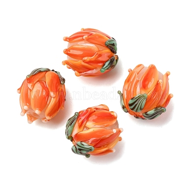 Handmade Lampwork Beads(LAMP-F041-02E)-1