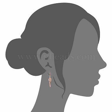 Clous d'oreilles en argent sterling Shegrace 925(JE532A)-3