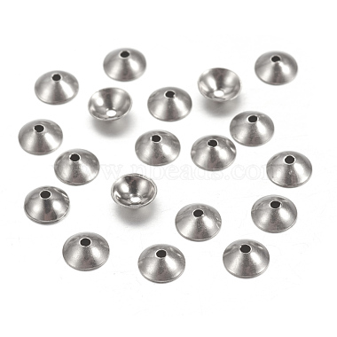 Stainless Steel Color Stainless Steel Bead Caps