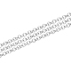 925 Sterling Silver Rolo Chains(STER-WH0011-05S)-1