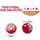 300Pcs 6 Colors Spray Painted Crackle Glass Beads(CCG-SZ0001-11A)-2