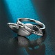 Beautiful Design Petal Alloy Rhinestone Rings(RJEW-AA00561-P-8)-3