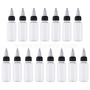 30ml Plastic Glue Bottles, Clear, 10.4x2.85cm, Capacity: 30ml(1.01fl. oz)(AJEW-WH0166-48)