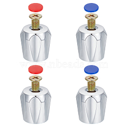 4 Sets 2 Colors Faucet Hand Wheel, Sink Switch, Mixed Color, 33x36x36.5mm, 2 sets/color(FIND-GO0001-99)