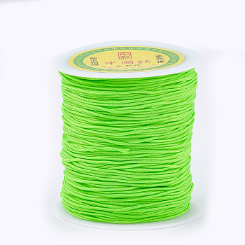Nylon Thread, Lawn Green, 1.5mm, about 120.29 yards(110m)/roll