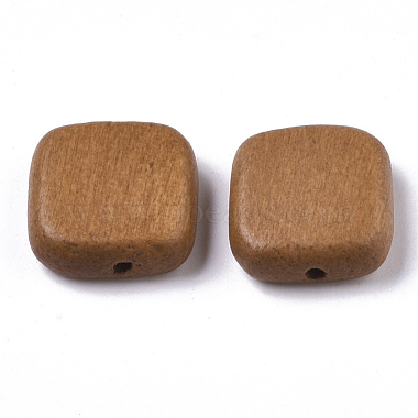 Perles de bois naturel peintes(WOOD-R265-10E)-2