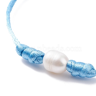 Natural Pearl Beaded Bracelet(BJEW-JB08161)-5