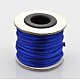 Cordons fil de nylon tressé rond de fabrication de noeuds chinois de macrame rattail(NWIR-O001-A-08)-1