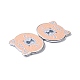 Bricolage ours en forme spéciale diamant peinture mini kits de miroir de maquillage(DIY-P048-09)-3
