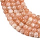 Round Natural Multi-Moonstone Beads Strands(G-I176-09-6mm)-8