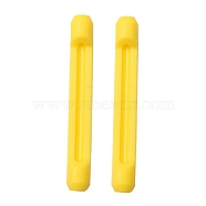Non-slip Silicone Eyeglasses Ear Grip Tip Holder, Yellow, 54x8mm(SIL-WH0004-01F)