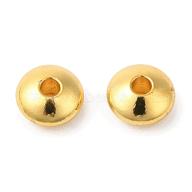 Golden Rondelle Brass Beads