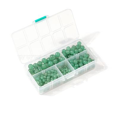 340pcs 4 tailles perles d'aventurine vertes naturelles(G-LS0001-23)-7