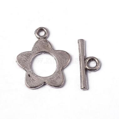 Antique Silver Alloy Toggle and Tbars