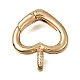 Brass Spring Gate Rings(KK-CBA4292-06G)-1