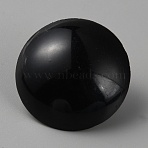 Resin Craft Doll Eyes, Safety Eyes, Stuffed Toy Eyes, Half Round, Black, 39x23mm(DIY-WH0496-17F)