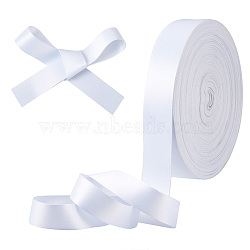 Thermal Transfer Polyester Flat Hanging Strap, DIY Accessories, White, 30x0.7mm, 25m/bundle(FW-TAC0001-02B)