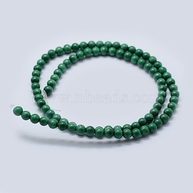 Natural Malachite Beads Strands(G-F571-27AB1-8mm)-3