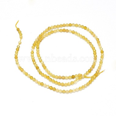 Natural Yellow Opal Beads Strands(G-O180-05B)-2