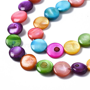 Natural Freshwater Shell Beads Strands(SHEL-S278-019A)-3