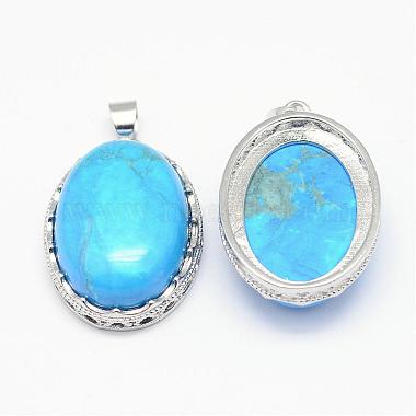 Synthetic Turquoise Pendants(G-D851-07)-2