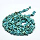 Chips Synthetic Turquoise Beads Strands(G-N0134-08A)-3