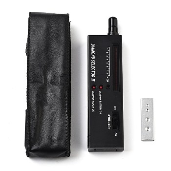 Plastic Diamond Testers Pen, Diamond Selector, Portable Electronic Jewelry Tester Tool, Black, 16.3x4.1x2.15cm