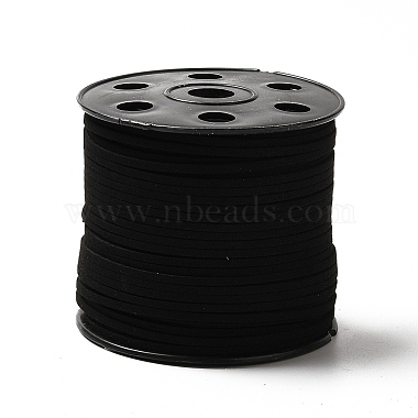 2.5mm Black Faux Suede Thread & Cord