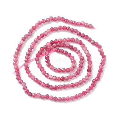 Natural Red Tourmaline Beads Strands(X-G-A021-01A)-2