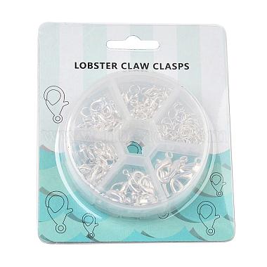 Alloy Lobster Claw Clasps and Jump Rings Set(PALLOY-X0004-S-B)-4