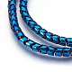 Electroplate Non-magnetic Synthetic Hematite Bead Strands(G-I208-19-B)-2