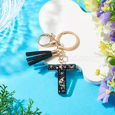 1Pc Resin Letter Keychains(KEYC-TADJ0001-09T)-4