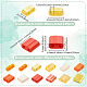 420Pcs 12 Style 2-Hole Opaque Glass Seed Beads(SEED-AR0001-37)-2
