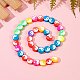 2 Strands 2 Colors Handmade Polymer Clay Beads Strand(CLAY-SZ0001-16)-5