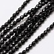 Natural Black Onyx Beads Strands(G-A129-3mm-25)-1