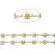 Handmade Brass Enamel Link Chains(CHC-I035-13G-02)-2