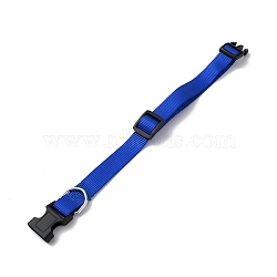 Nylon Strong Dog Leash, with Comfortable Padded Handle, Plastic Clasp, for Small Medium and Large Dogs, Pet Supplies, Blue, 325~500x20mm(FIND-WH0152-120C)