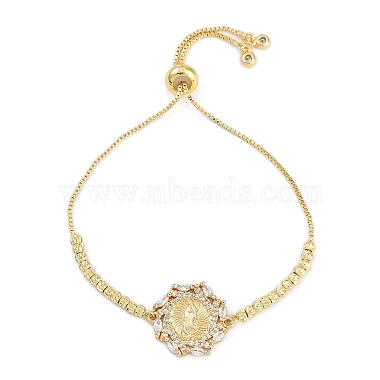 Clear Flower Cubic Zirconia Bracelets